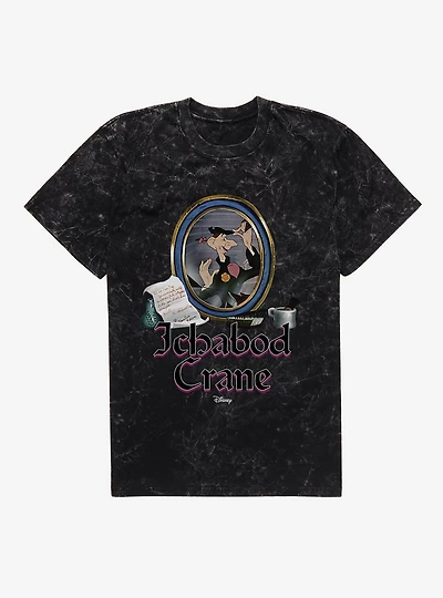 Disney Classics Ichabod Crane Broken Mirror Mineral Wash T-Shirt