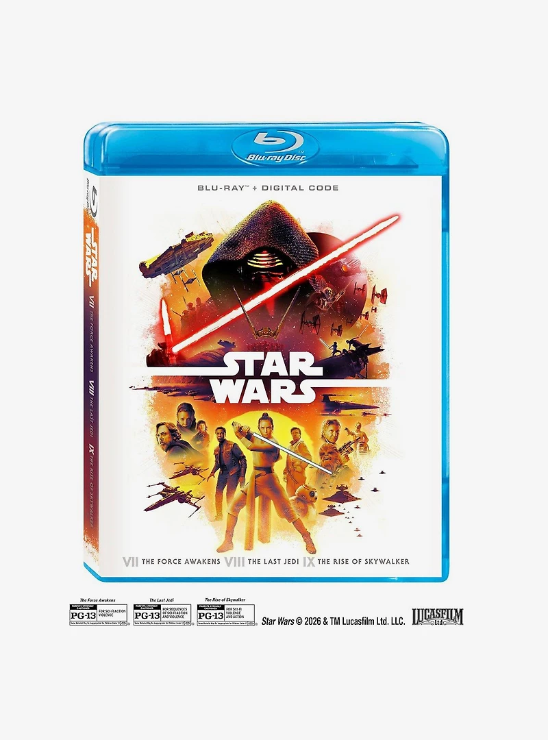 Star Wars: Sequel Trilogy Blu-Ray