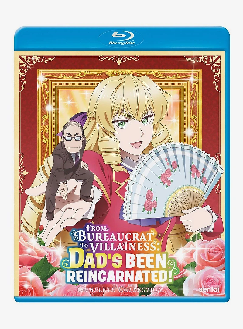 From Bureaucrat to Villainess: Dad's Been Reincarnated! Complete Collection Blu-Ray