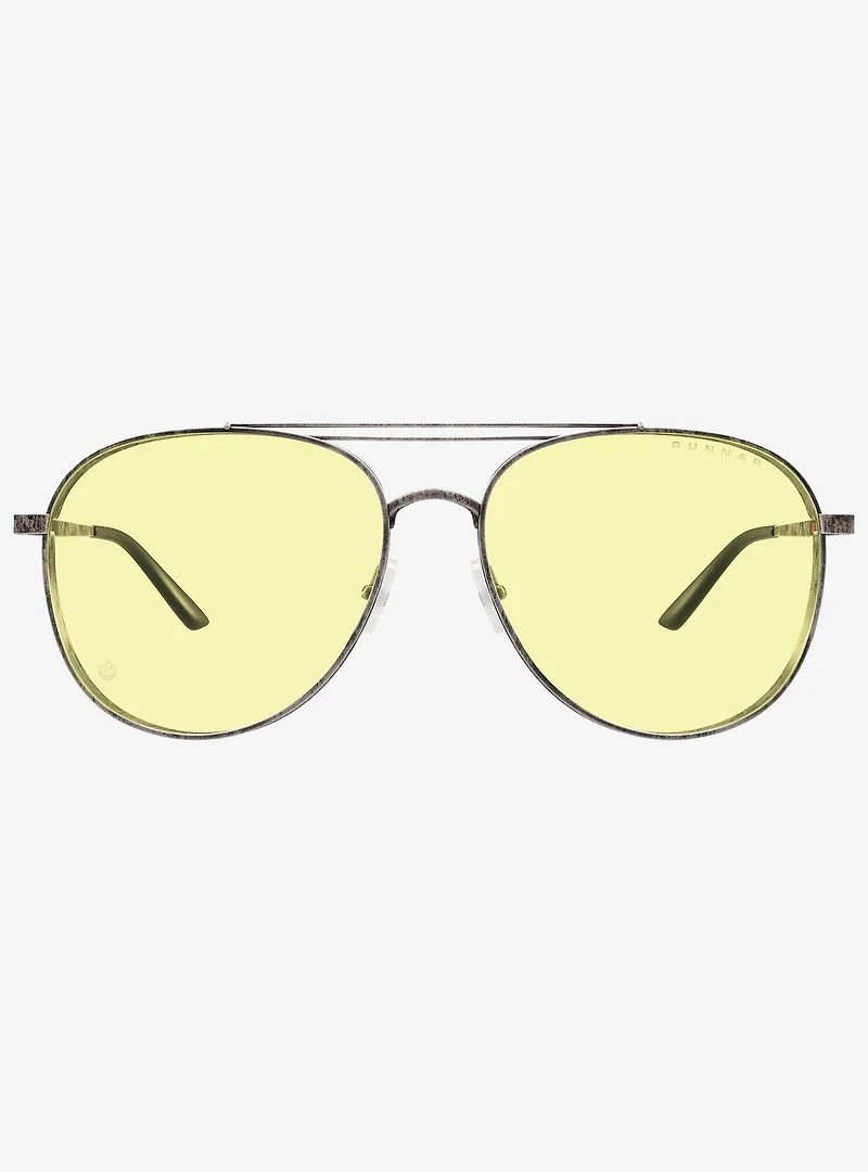 GUNNAR x Fallout Brotherhood of Steel Sun Shift Tint Blue Light Glasses