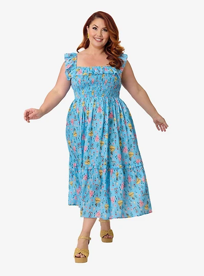 Disney Beauty and the Beast Collection by Unique Vintage Plus Blue & Midi Dress