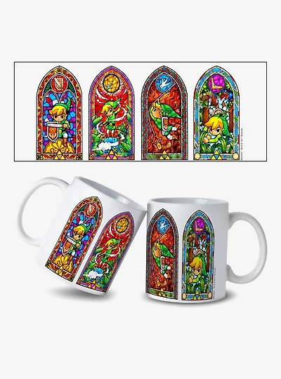 The Legend of Zelda Stained Glass 11oz Mug