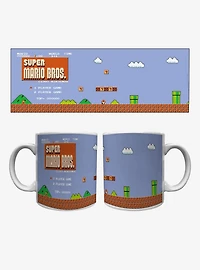 Super Mario Retro Title 20oz Cylinder Mug