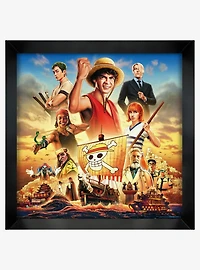 One Piece Sailing 12x12" Framed Gelcoat