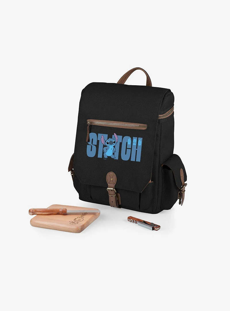 Disney Lilo & Stitch Black Moreno 3-Bottle Wine & Cheese Tote