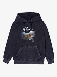 Disney Brother Bear Alaska Moose Rutt And Tuck Mineral Wash Hoodie