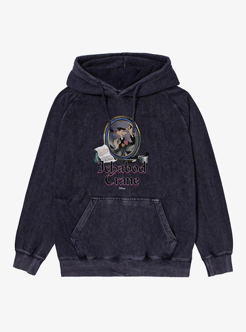 Disney Classics Ichabod Crane Broken Mirror Mineral Wash Hoodie