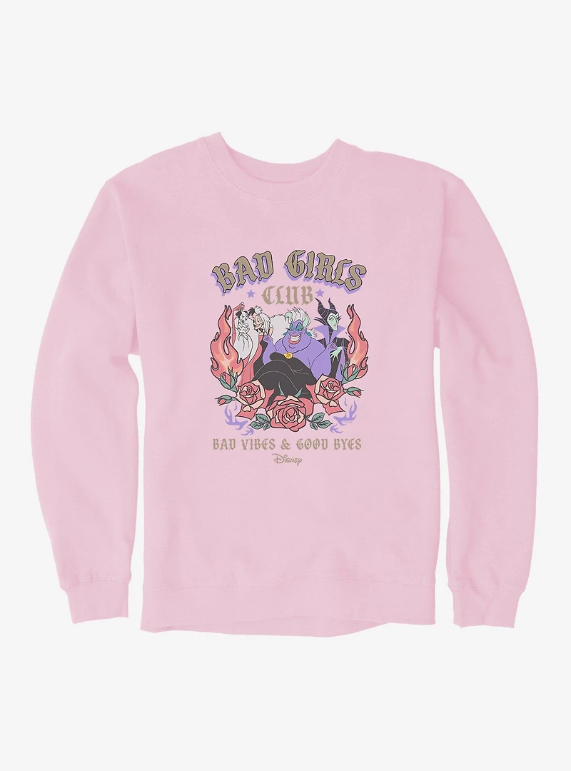 Disney Villains Bad Girls Club Vibes Groupshot With Roses Sweatshirt