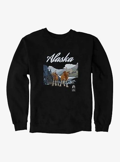 Disney Brother Bear Alaska Moose Rutt And Tuck Sweatshirt