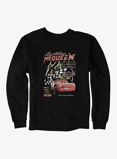 Disney Pixar Cars Lightning McQueen Thunder Comes 95 Sweatshirt