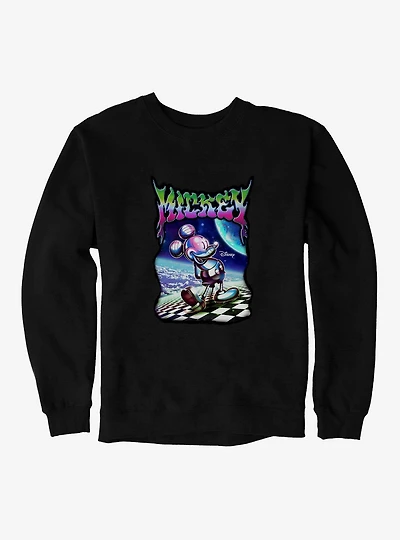 Disney Mickey Mouse Melting Metallic Universe Sweatshirt