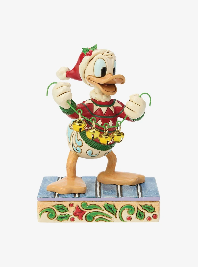 Jim Shore Disney Donald Duck With Bells Figurine