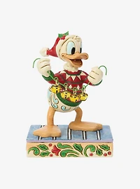 Jim Shore Disney Donald Duck With Bells Figurine