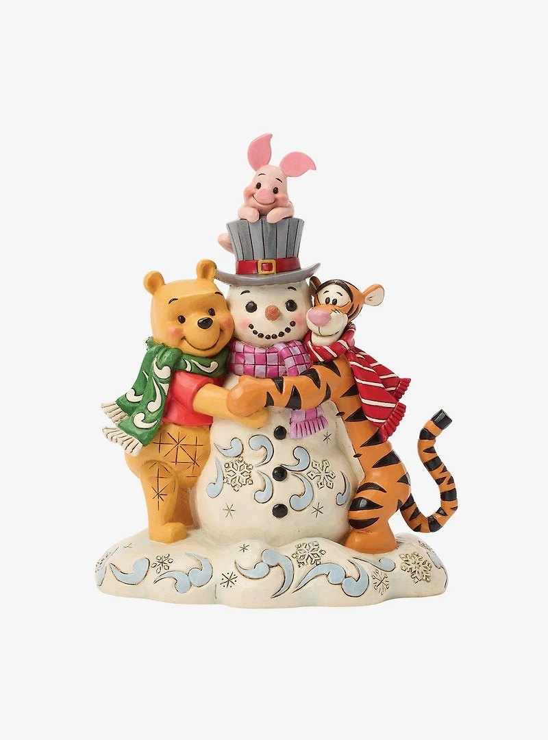 Jim Shore Disney Winnie the Pooh Pooh & Friend Snowman Figurine