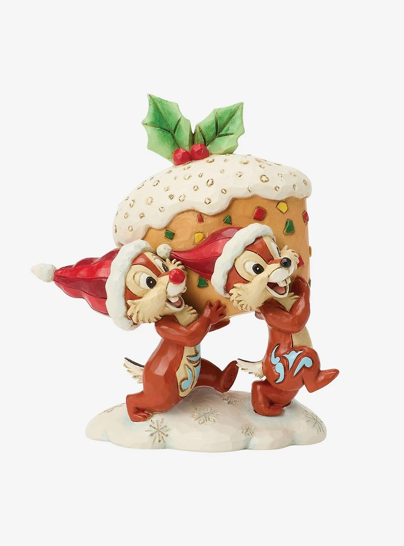 Jim Shore Disney Chip & Dale Fruit Cake Figurine