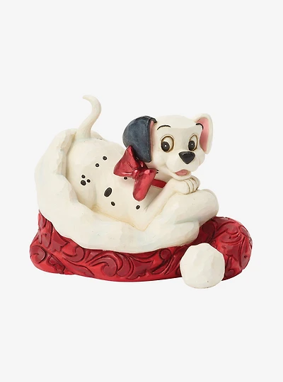 Jim Shore Disney 101 Dalmatian Santa Hat Figurine