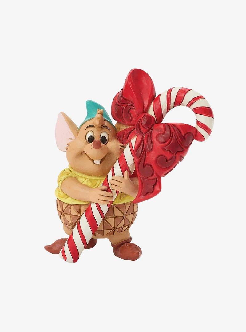 Jim Shore Disney Gus Candy Cane Mini Figurine