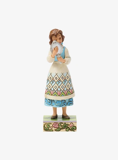 Jim Shore Disney Belle With Mirror Figurine