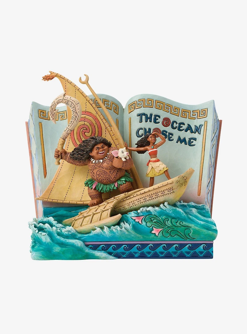 Jim Shore Disney Moana Storybook Figurine