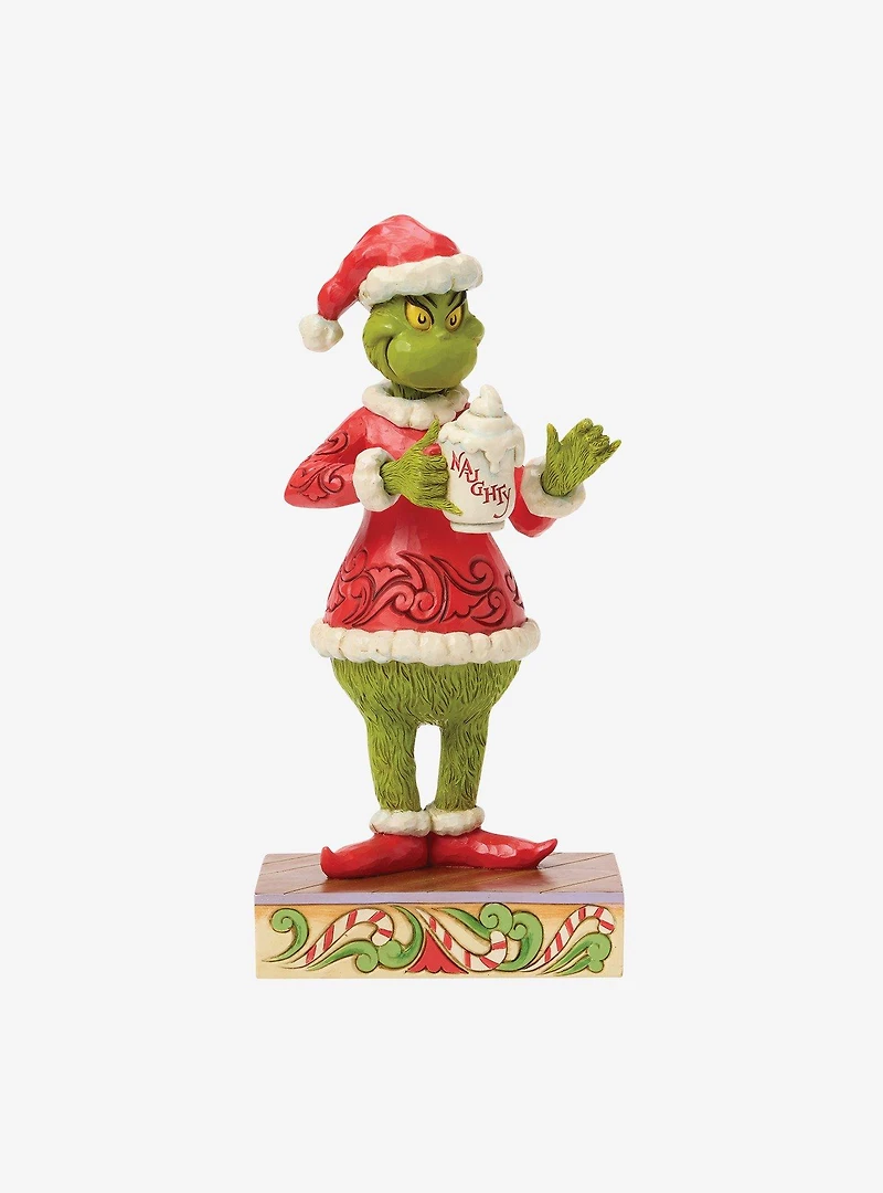 Jim Shore Grinch With Hot Choc Figurine