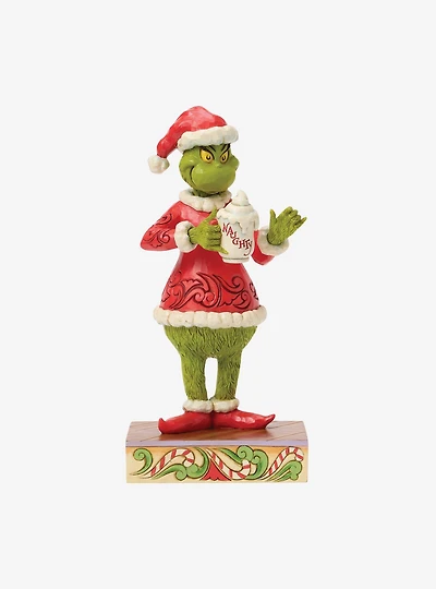 Jim Shore Grinch With Hot Choc Figurine