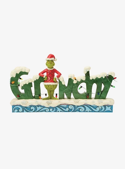 Jim Shore Grinchy Word Figurine