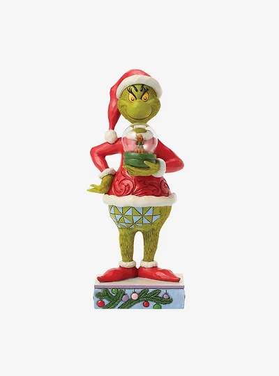 Jim Shore Grinch Holding Dry D Figurine