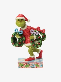 Jim Shore Grinch With Multiple Wreaths Figurine