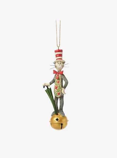 Jim Shore Dr. Seuss Cat In Hat On Jin Hanging Ornament