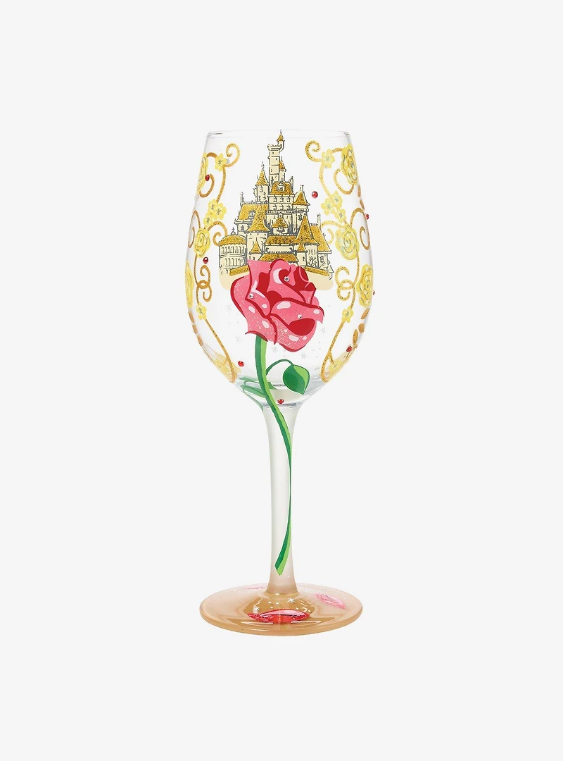 Lolita Designs Disney Beauty and the Beast Bold Like A Rose Glass