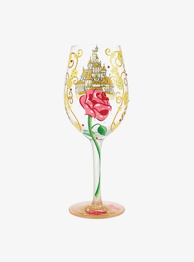 Lolita Designs Disney Beauty and the Beast Bold Like A Rose Glass