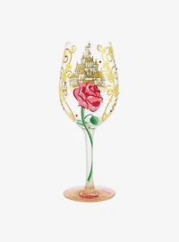 Lolita Designs Disney Beauty and the Beast Bold Like A Rose Glass