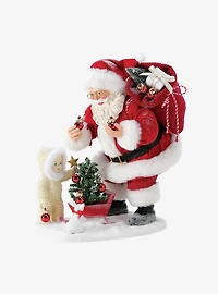 Possible Dreams Santa Adding Sparkle Figurine