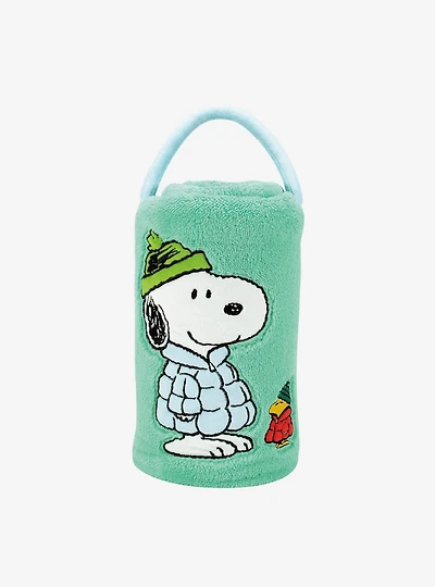 Snowthrow Snoopy And Woodstock Puffers Blanket