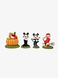 Department 56 Disney Village Ready Tricks Treats S/4 Figurine