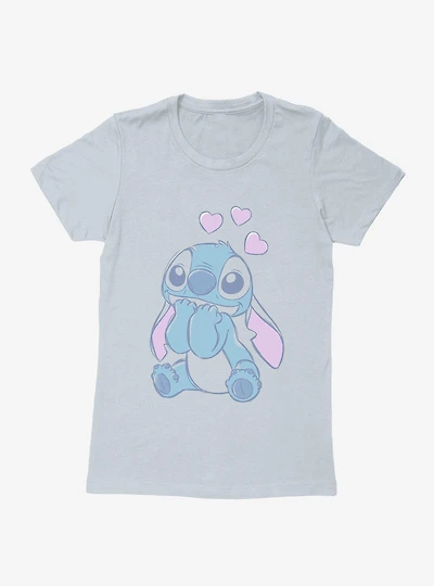 Disney Lilo & Stitch Too Cute To Hold Womens T-Shirt