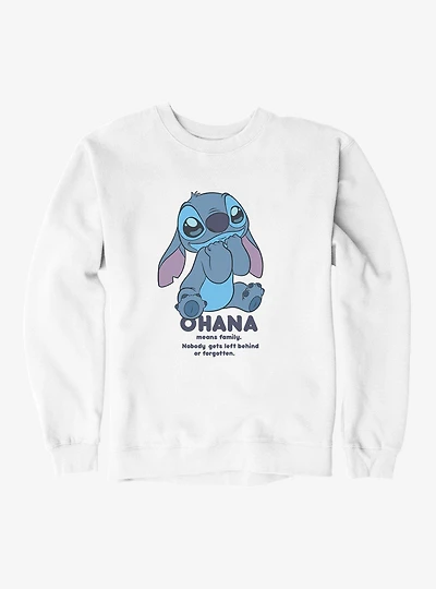 Disney Lilo & Stitch Ohana Means Family Cute Sweatshirt