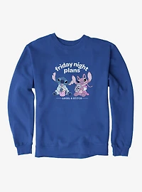 Disney Lilo & Stitch Friday Night Plans With Angel Sweatshirt