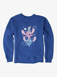 Disney Lilo & Stitch Cute Chibi Angel On Sweatshirt