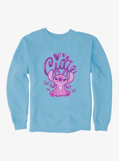 Disney Lilo & Stitch Cutie Spray Tag Angel Sweatshirt