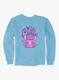 Disney Lilo & Stitch Cutie Spray Tag Angel Sweatshirt