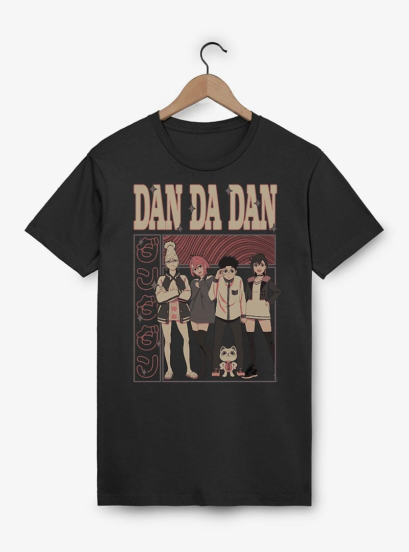 Dandadan Character Group Panel T-Shirt