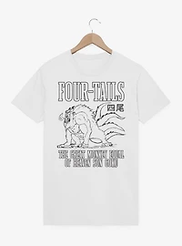 Naruto Shippuden Seiten Son Goku Four Tails T-Shirt