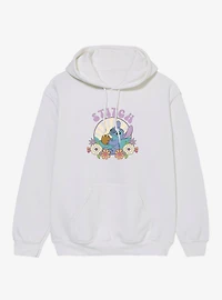Disney Lilo & Stitch Flowers And Psychedelic Sun Hoodie