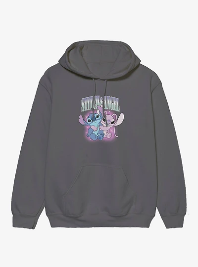 Disney Lilo & Stitch And Angel Glowing Friend Hug Hoodie