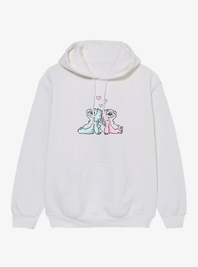 Disney Lilo & Stitch Thinking Of Love Angel Hoodie