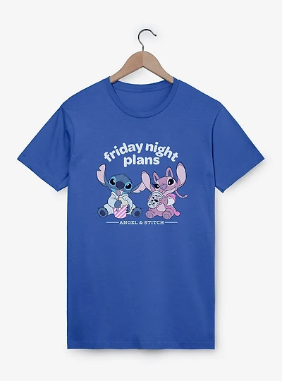 Disney Lilo & Stitch Friday Night Plans With Angel T-Shirt