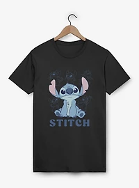 Disney Lilo & Stitch And Stencil Lines T-Shirt