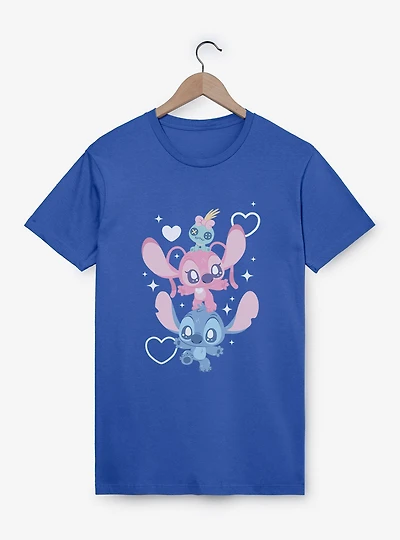 Disney Lilo & Stitch Cute Chibi Angel On T-Shirt