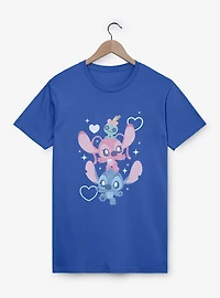 Disney Lilo & Stitch Cute Chibi Angel On T-Shirt
